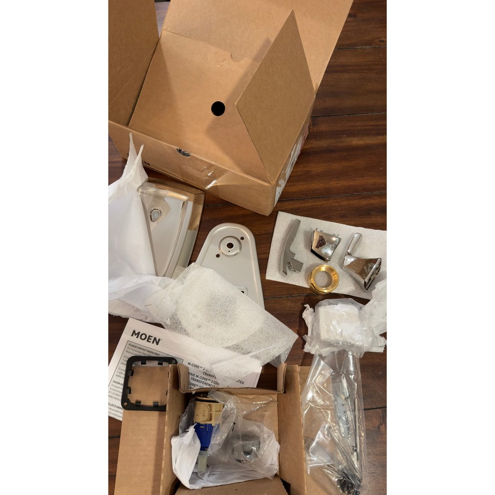 Moen M-CORE 3-Series Integrated Transfer Trim Chrome Shower Valve Kit INS10944C